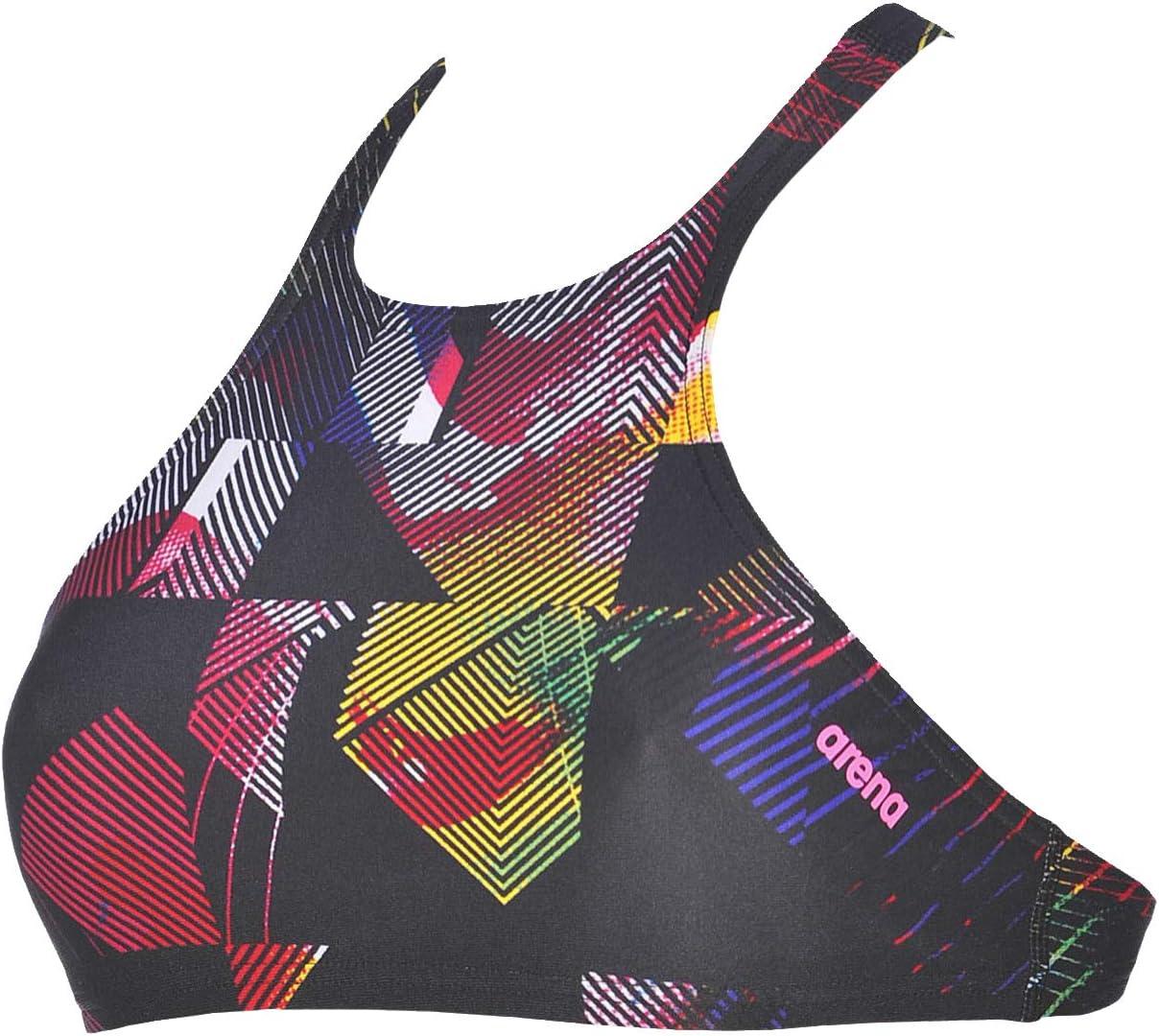 imageARENA Womens Rule Breaker Think Crop MaxLife Bikini TopGeometric Multi