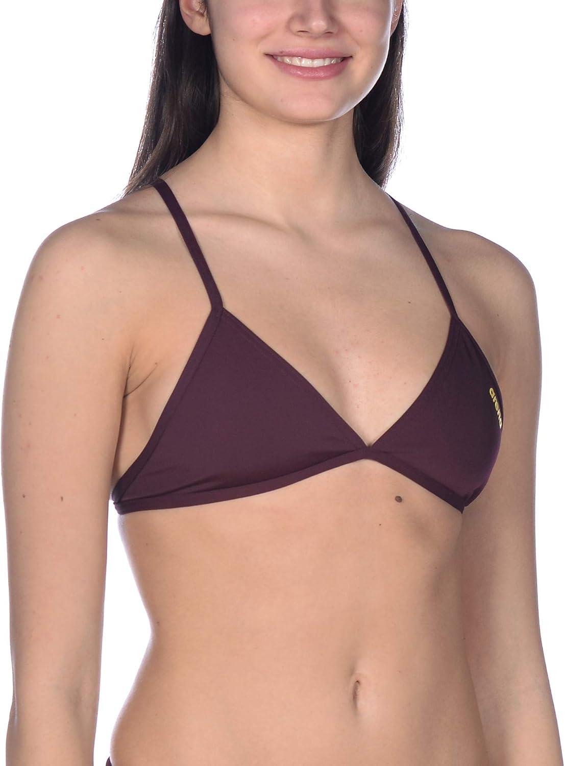 imageARENA Womens Triangle Feel Bikini TopRed Wine