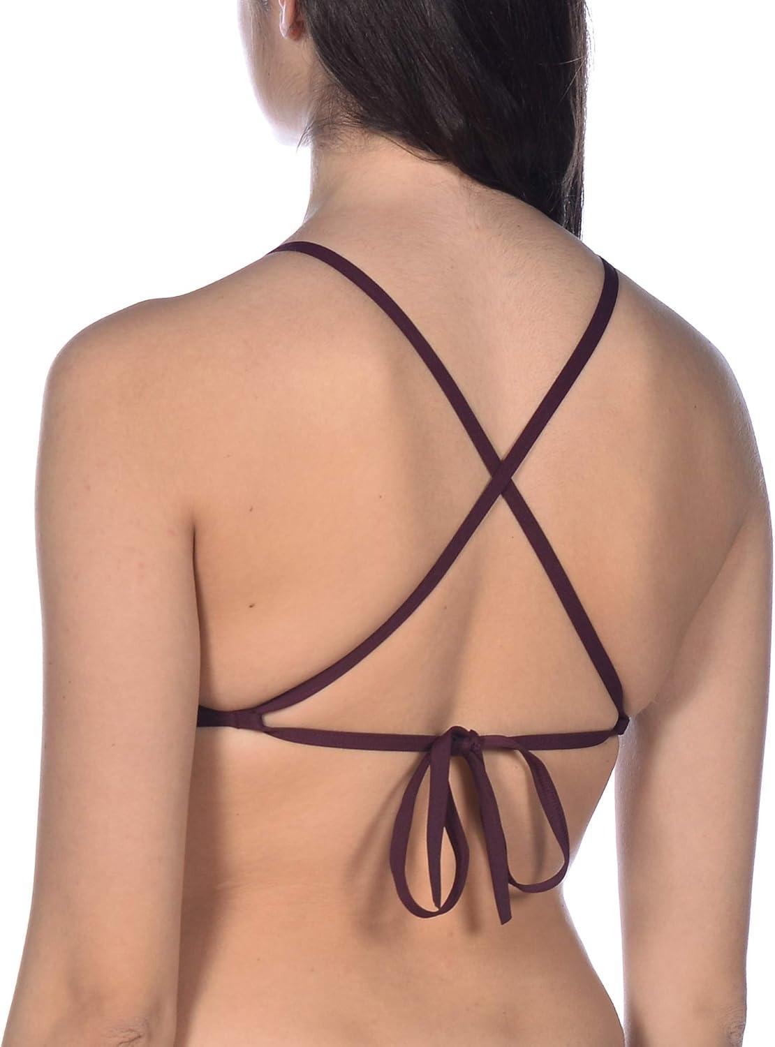 imageARENA Womens Triangle Feel Bikini TopRed Wine