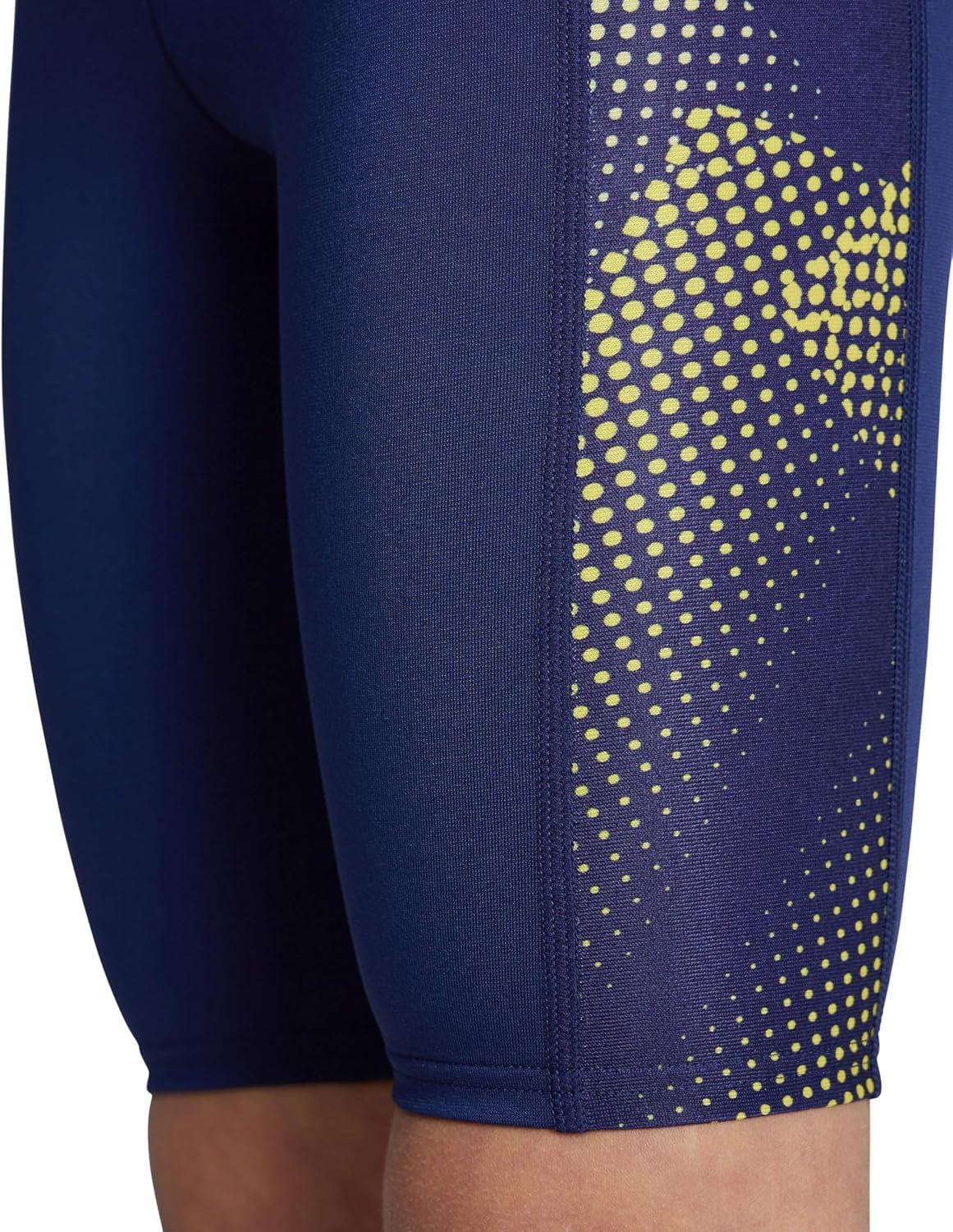 imageArena Boys Arena Performance Boys Halftone Swim Jammer Athletic Swimwear Professional SwimsuitNavyTeam Navy Yellow