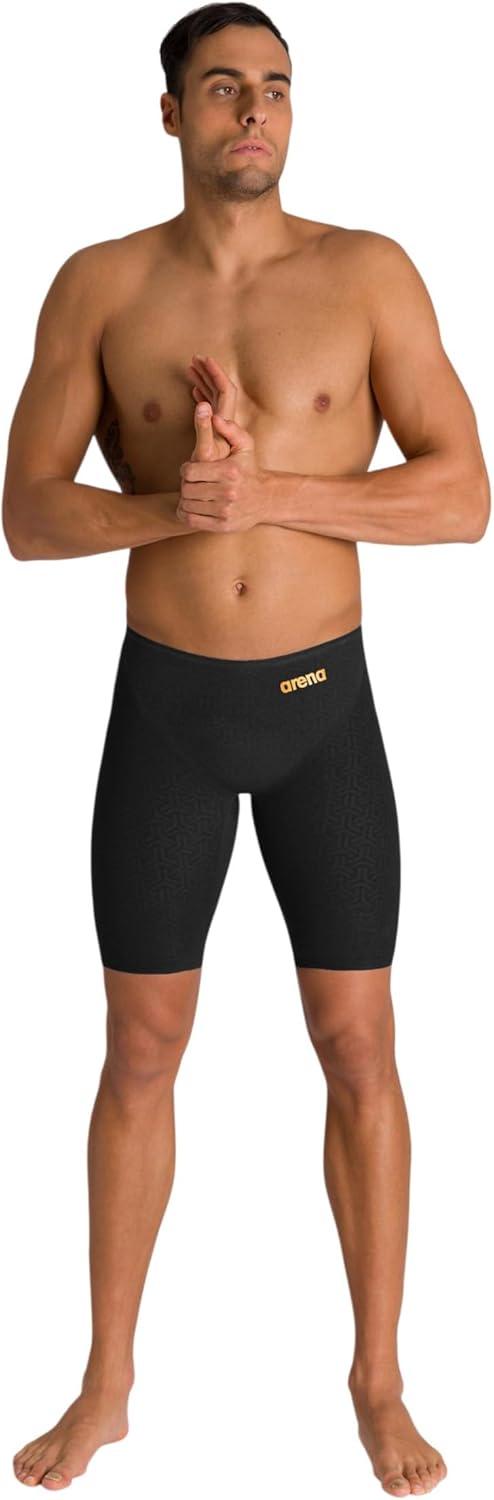 imageArena Men Arena Mens Powerskin Carbon Glide Tech Suit Jammer Racing SuitBlackGold