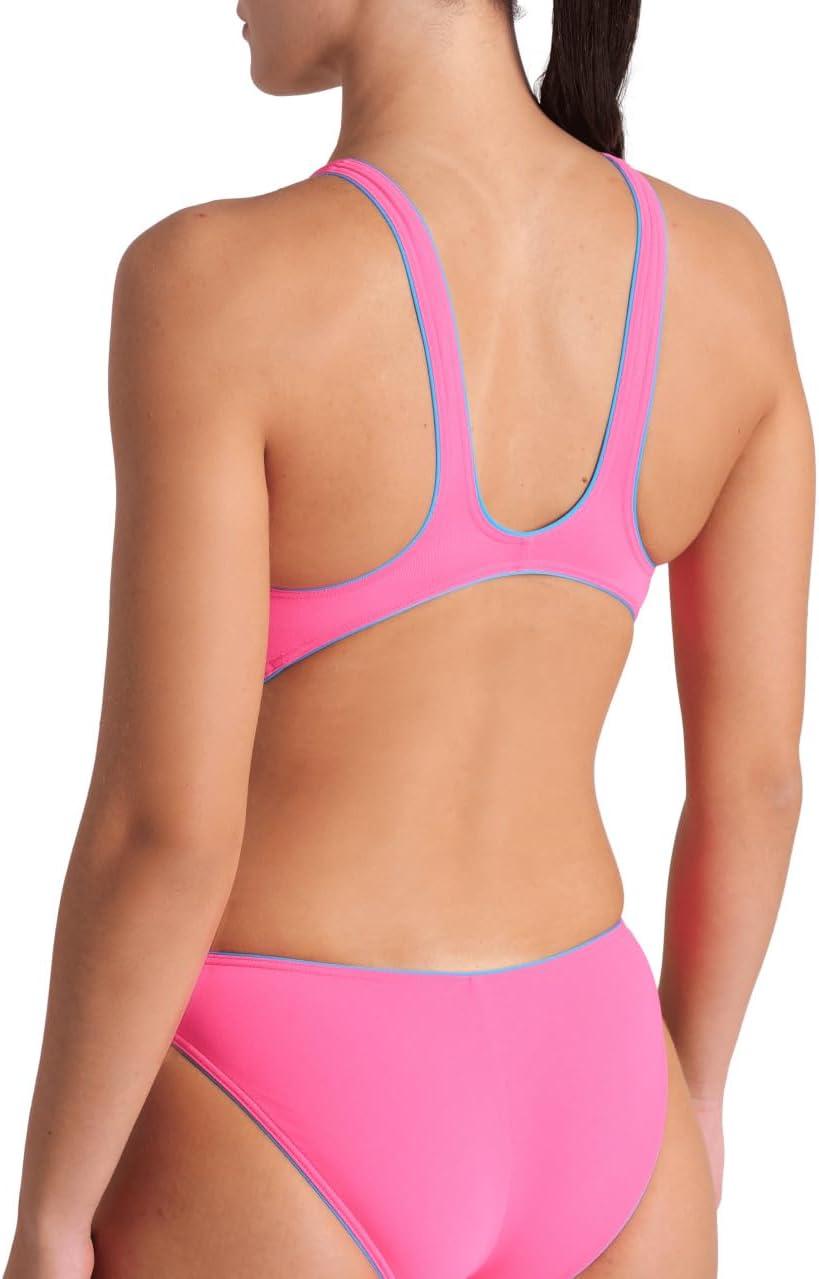 imageArena Womens Arena One Womens Next Swimsuit Tech One Back Performance Ladies Bathing SuitShocking PinkTurquoise
