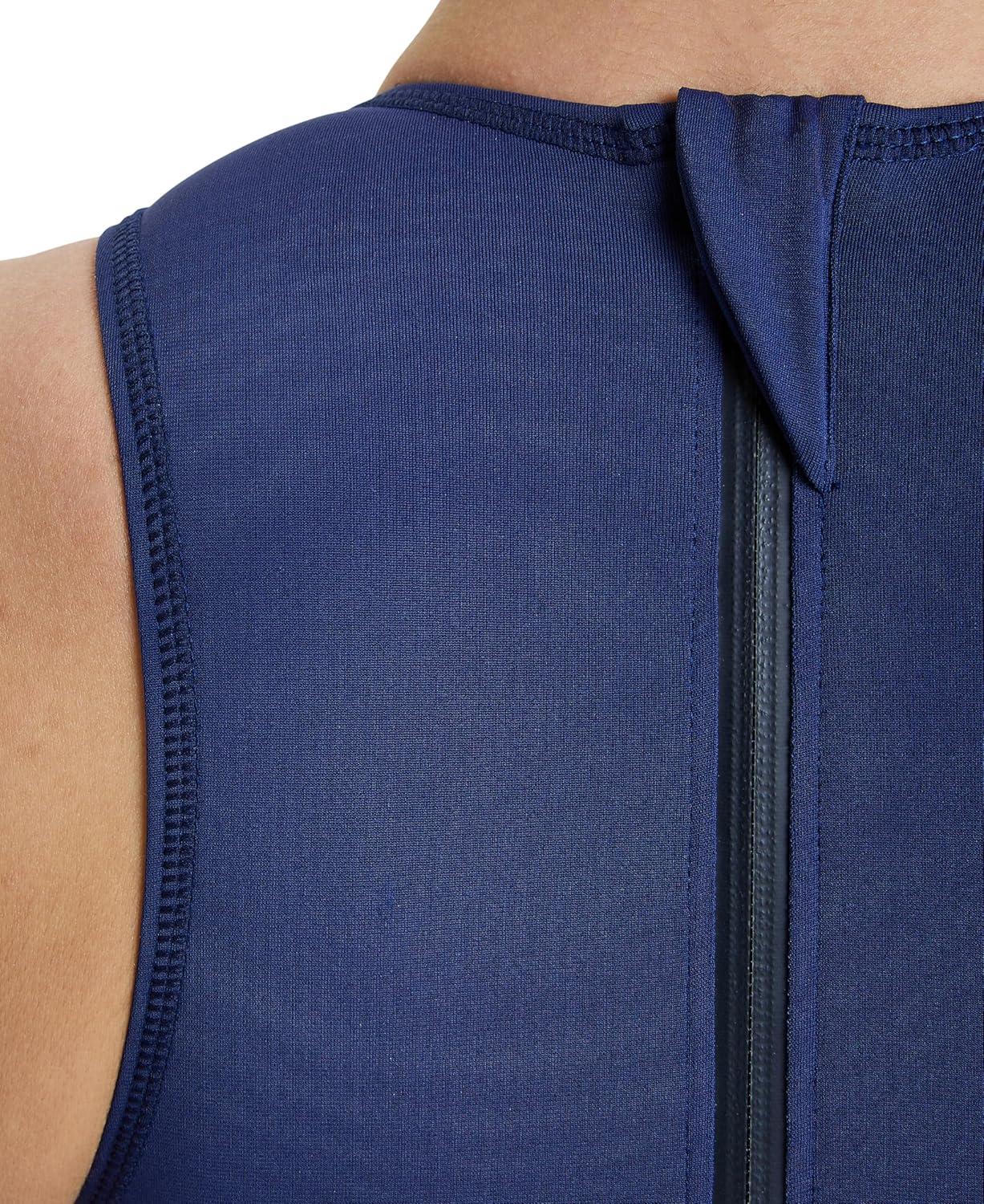 imageArena Womens Arena Team Womens Solid Water Polo One Piece Swimsuit Water Sports Bathing SuitNavyWhite