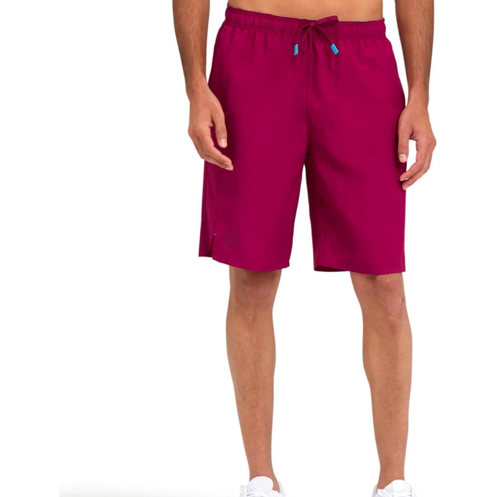 imageARENA Bermuda Swim Trunk Shorts for Men and Women Beach Pool Athletic Bathing SuitRed Fandango