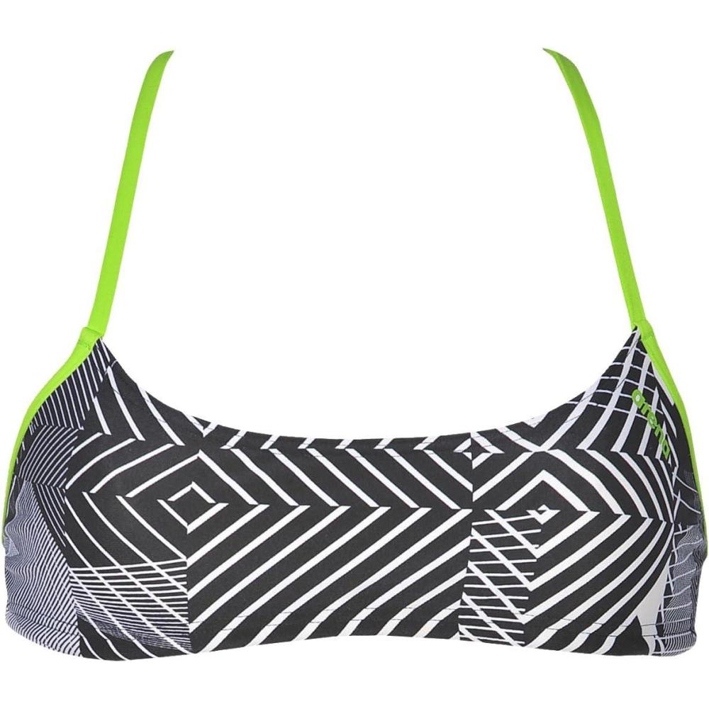 imageARENA Womens Rulebreaker Bandeau PlayGeometric Black