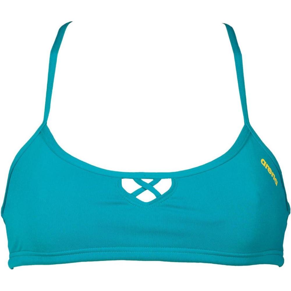 imageARENA Womens Rulebreaker Be Bandeau Bikini Athletic Sport Swim TopPersian Green