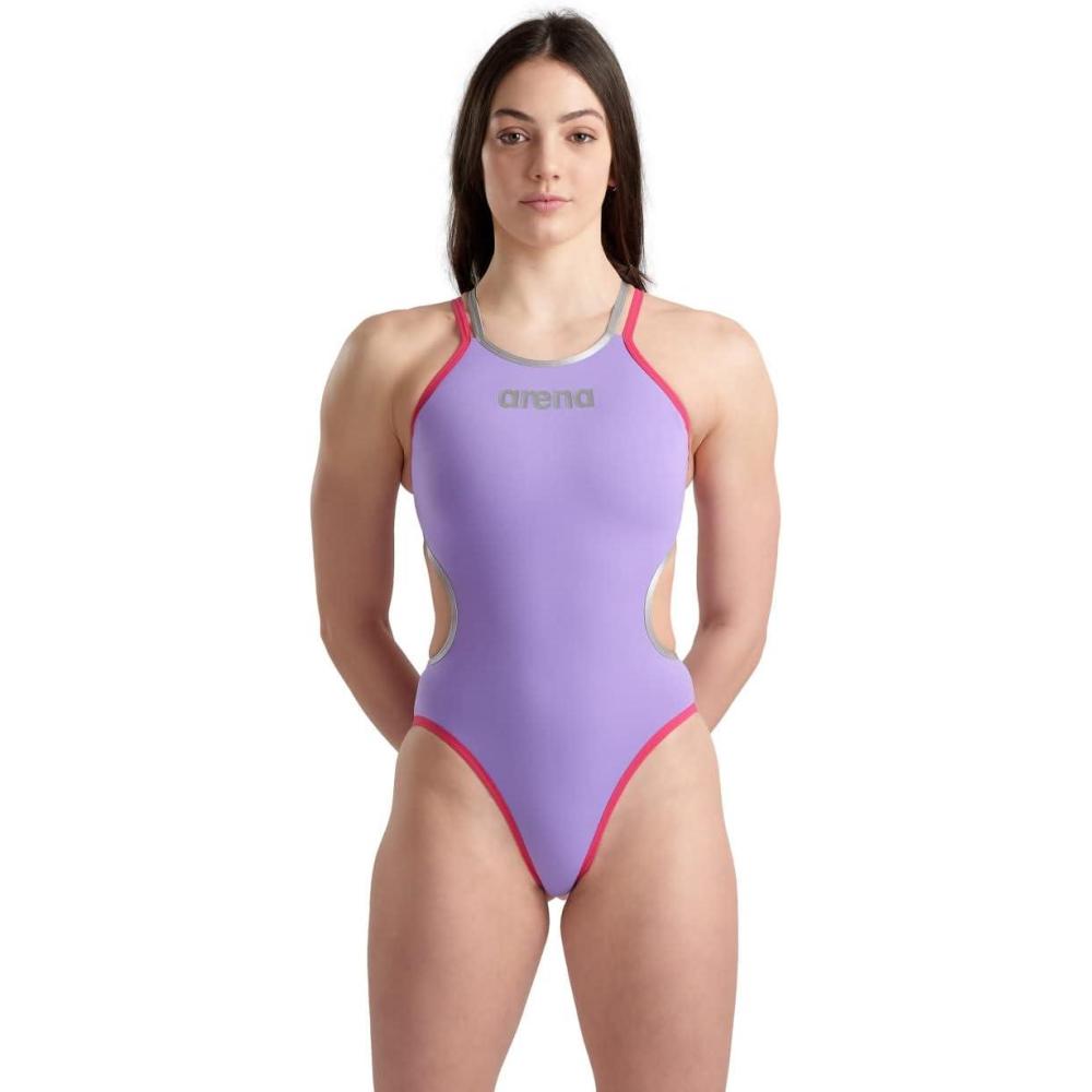 imageArena Womens Arena One Womens Double Cross Back SwimsuitLavanda