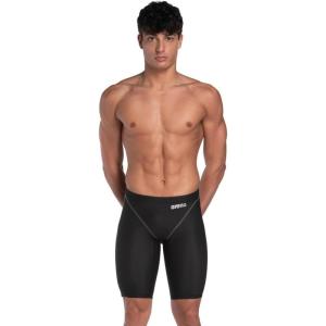 ARENA Powerskin ST Next Men’s Racing Jammer Competition Swimsuit One Piece Athletic Swim Team Championship Tech Suit(Black)