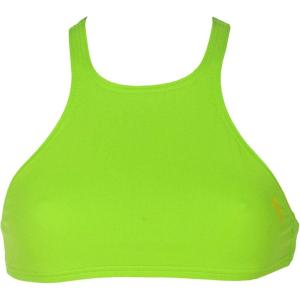 ARENA Women’s Rule Breaker Think Crop MaxLife Bikini Top(Leaf)