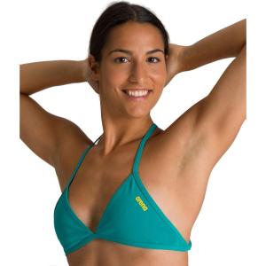 ARENA Women’s Triangle Feel Bikini Top(Persian Green)