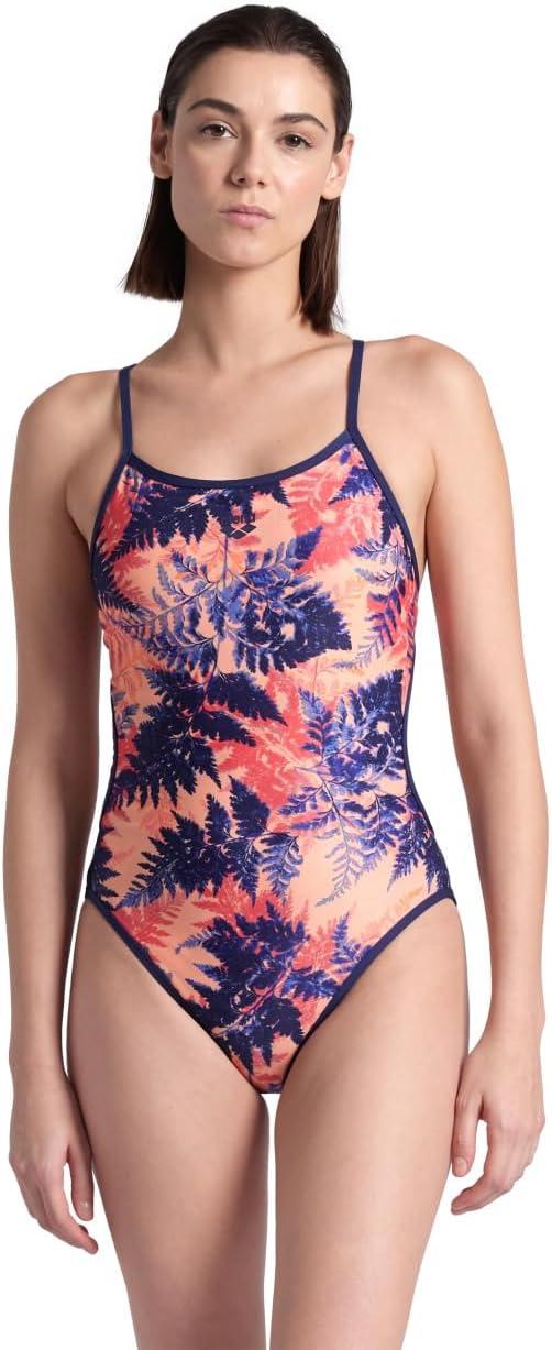 imageArena Womens Arena Performance Womens Reversible Challenge Back SwimsuitNavyMulti