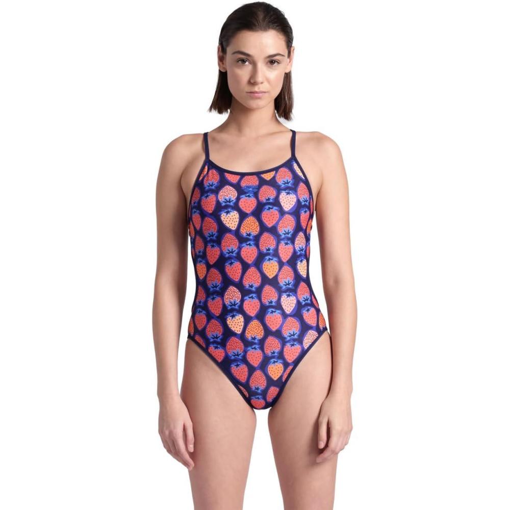 imageArena Womens Arena Performance Womens Reversible Challenge Back SwimsuitNavyMulti