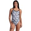 imageArena Womens Arena Performance Womens Earth X Cross Back SwimsuitBlackWhite Multi