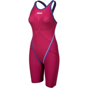ARENA Women’s Powerskin Carbon Glide One Piece Closed Back Swimsuit for Competitive Racing, Short Leg Kneeskin
