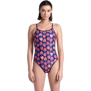 Arena Womens Arena Performance Women’s Reversible Challenge Back Swimsuit(Navy/Multi)