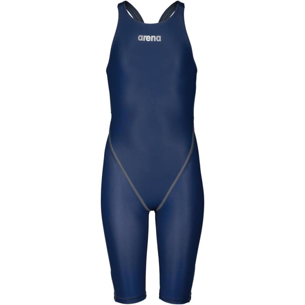 imageArena Girls Junior Racing Suit Powerskin St Next Open Back Swim Tech Suit Competitive SwimsuitNavy