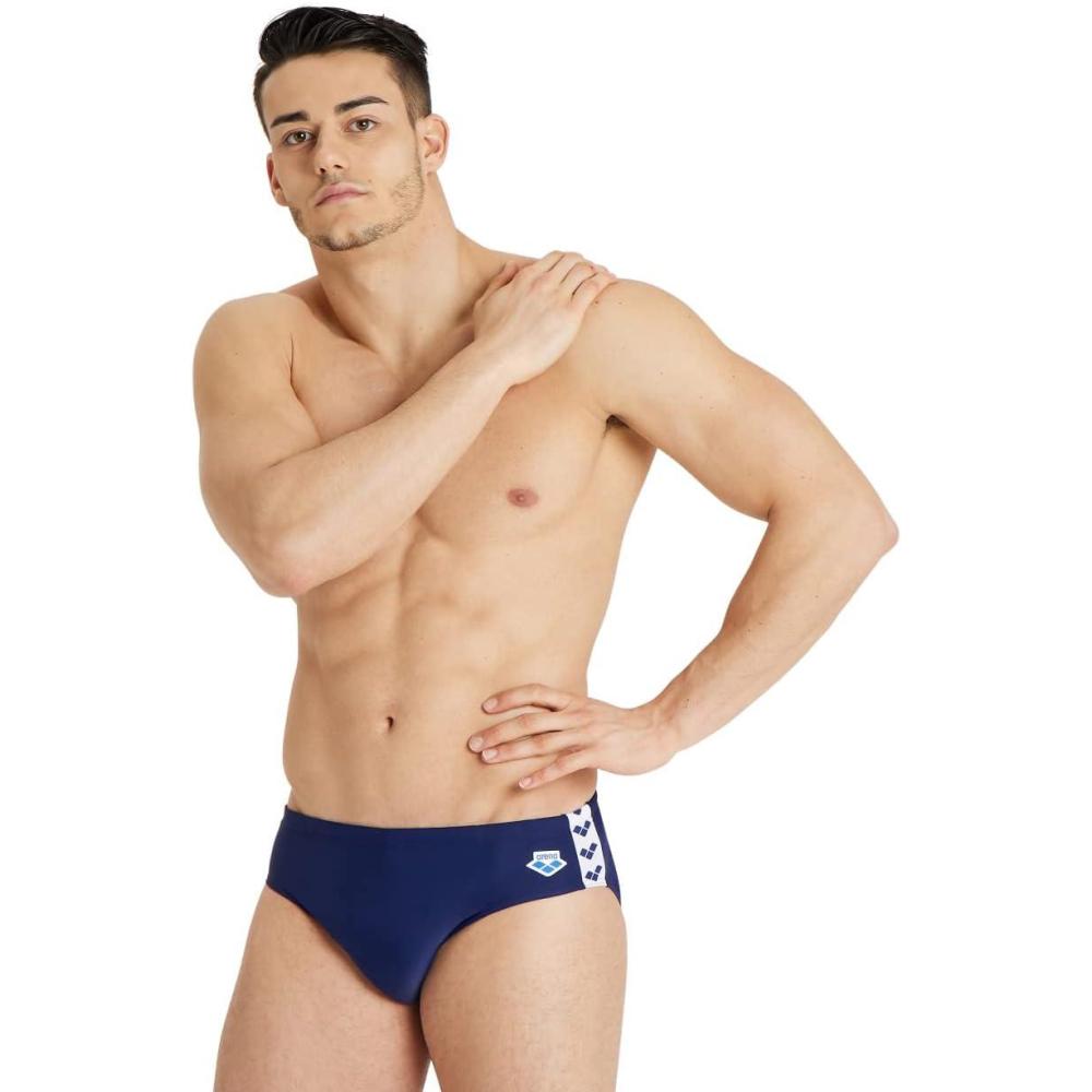 imageArena Mens Arena Feel Mens Icons Solid Swim BriefsNavy