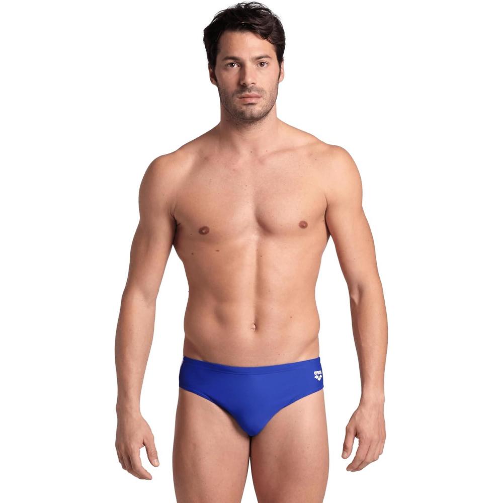 imageArena Mens Arena Feel Mens Icons Solid Swim BriefsRoyalWhite