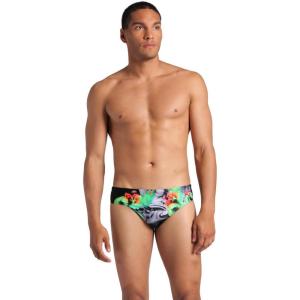 Arena Mens Arena Feel Men’s Imaginary Swim Briefs(Black Multi)