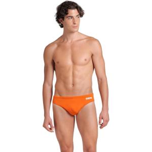 Arena Mens Arena Performance Men’s Solid Team Swim Briefs(Team Orange)