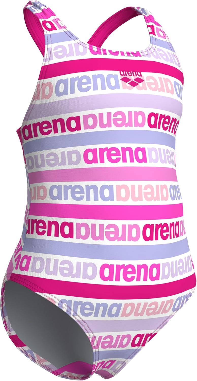 imageARENA Friends Girls Youth Swim Pro Back SwimsuitMultiFreak Rose Pink