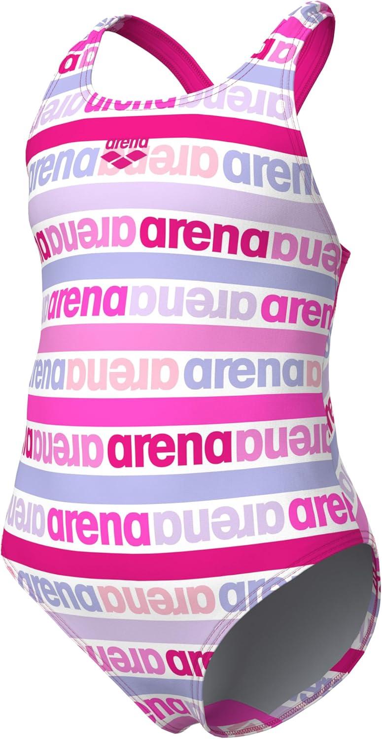 imageARENA Friends Girls Youth Swim Pro Back SwimsuitMultiFreak Rose Pink