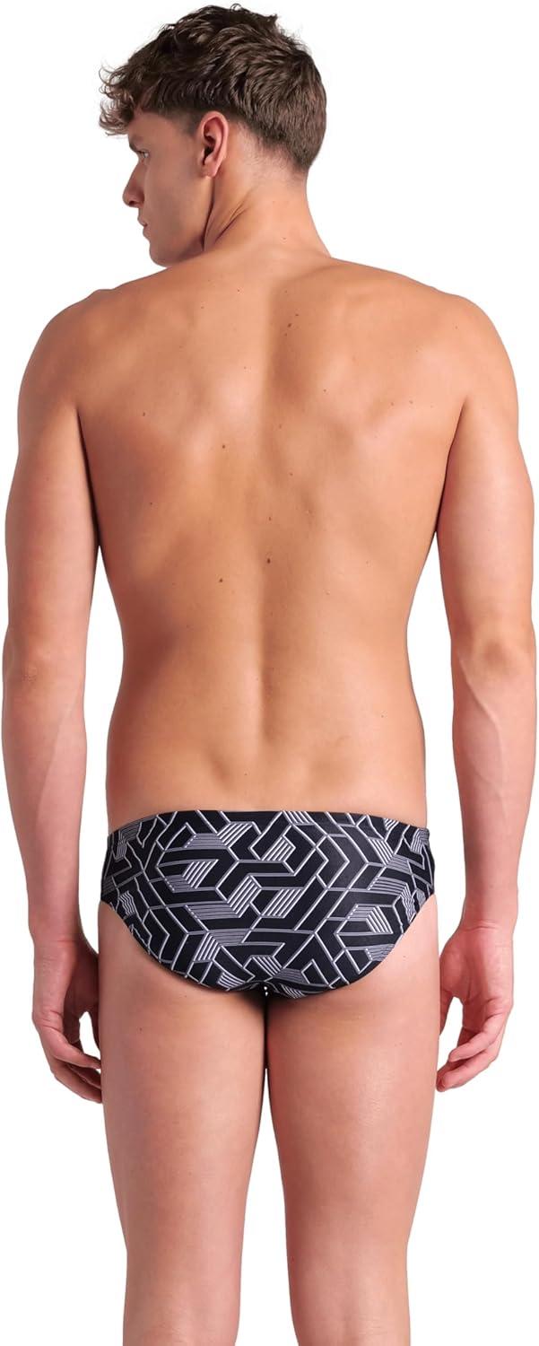 imageArena Mens Arena Performance Mens Escape Swim Briefs Athletic Swimwear Professional SwimsuitTeam Black