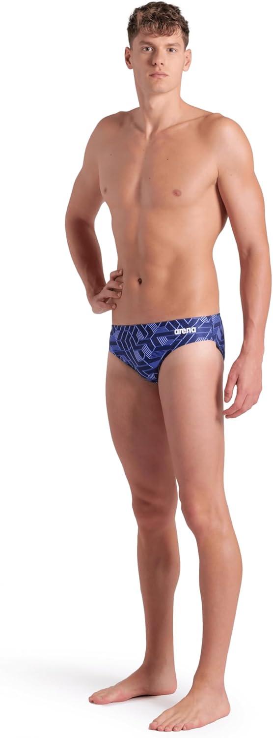 imageArena Mens Arena Performance Mens Escape Swim Briefs Athletic Swimwear Professional SwimsuitTeam Navy