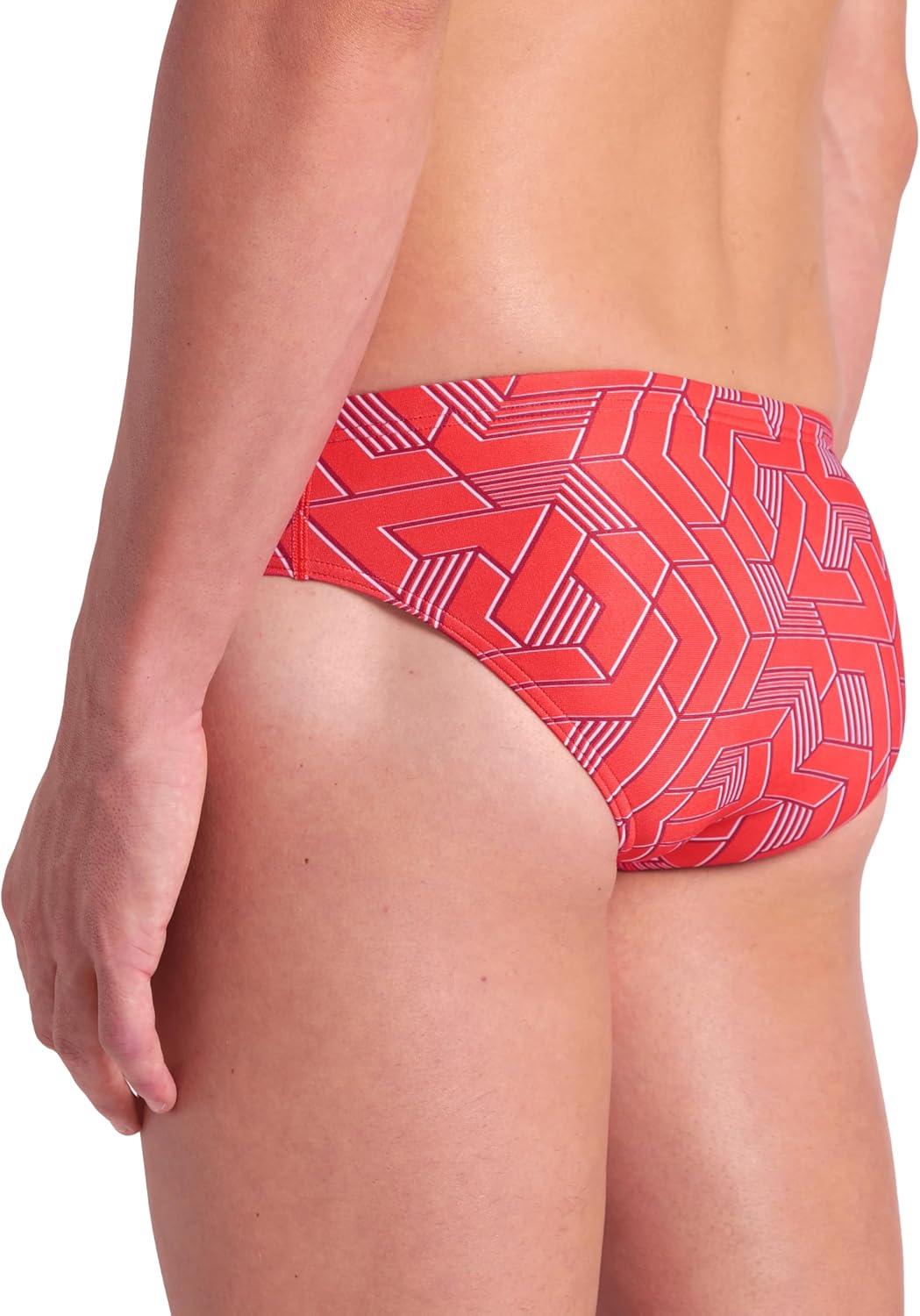 imageArena Mens Arena Performance Mens Escape Swim Briefs Athletic Swimwear Professional SwimsuitTeam Red