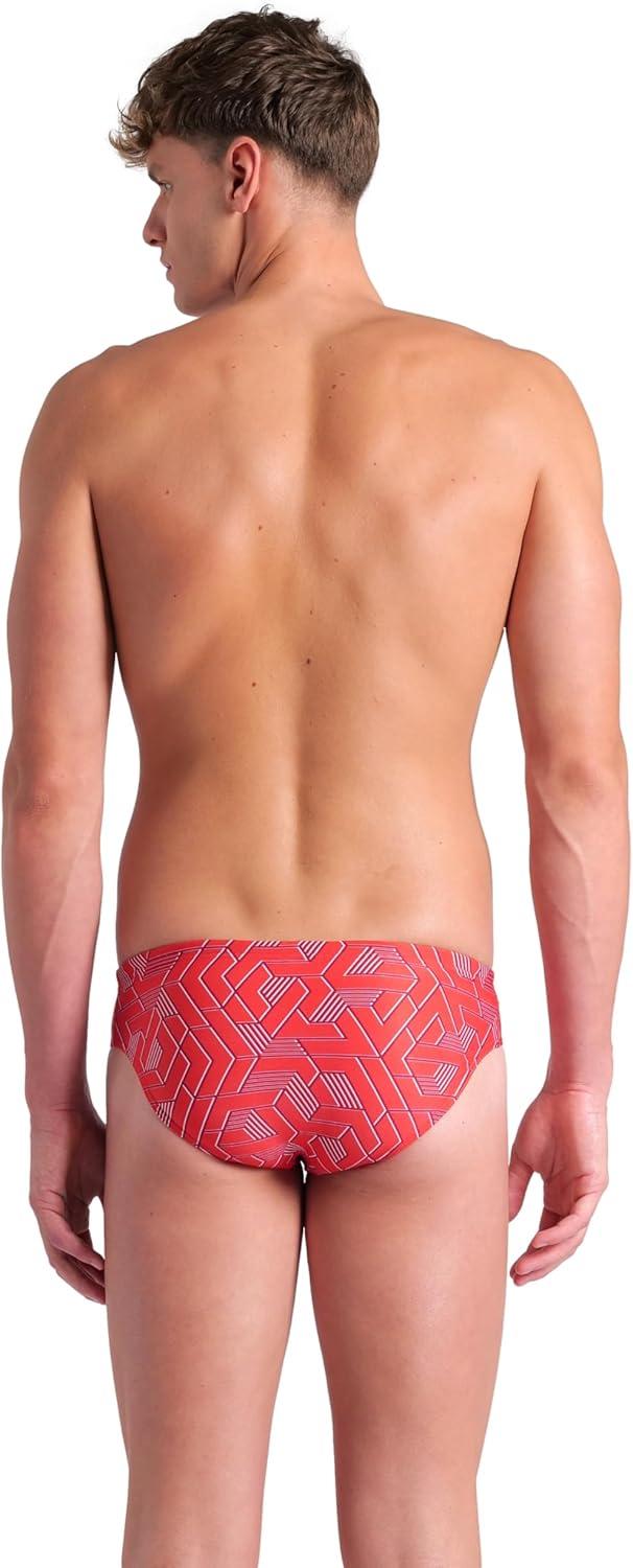 imageArena Mens Arena Performance Mens Escape Swim Briefs Athletic Swimwear Professional SwimsuitTeam Red