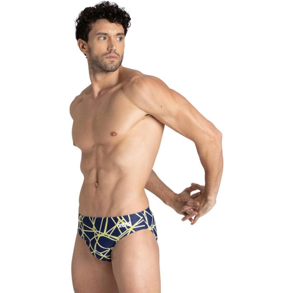 imageARENA Mens Carbonics Pro BriefCarbonics Pro NavyYellow