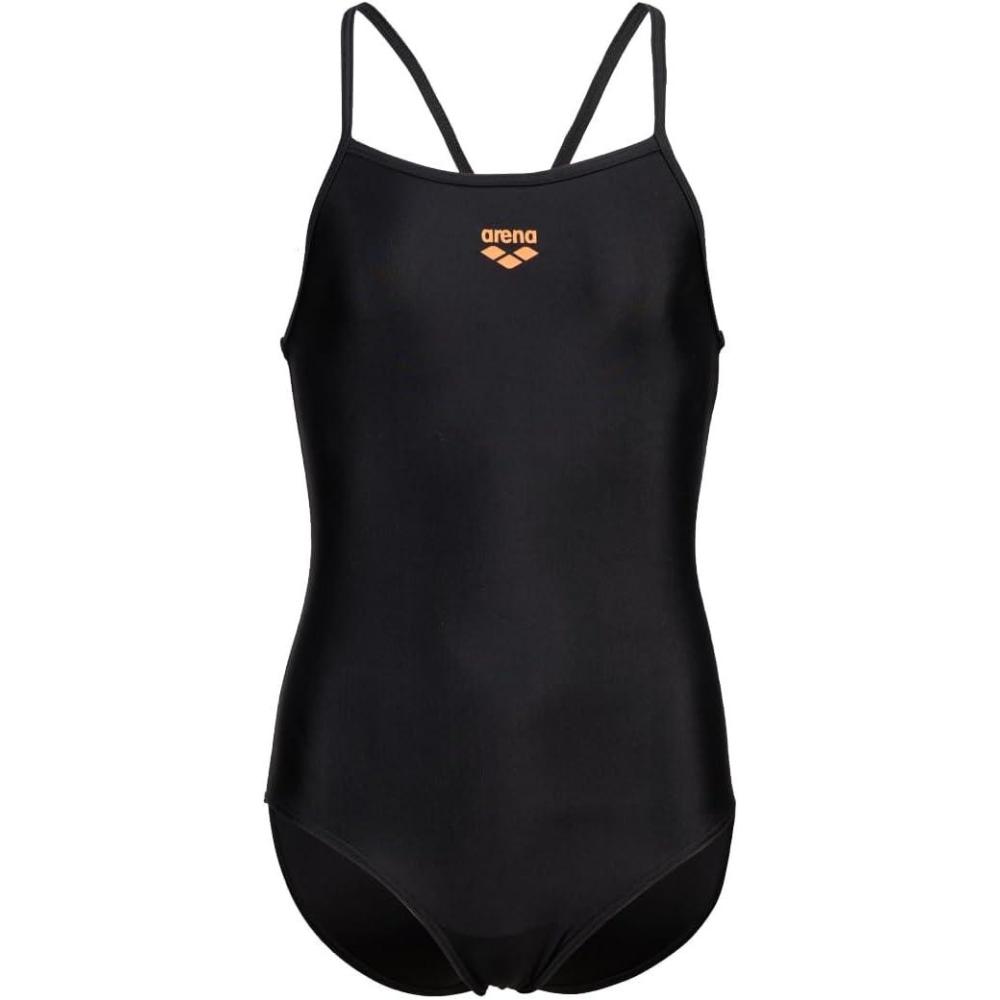 imageArena Girls Arena Feel Girls Light Drop Back Solid SwimsuitBlackBlack