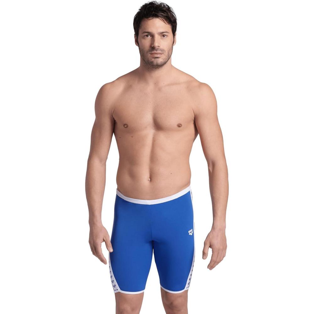 imageArena Mens Arena Performance Mens Icons Solid Swim JammerRoyalWhite