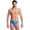 imageArena Mens Arena Performance Mens Pool Tiles Swim BriefsBlueMulti