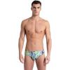 imageArena Mens Arena Performance Mens Zebra Stripes Swim BriefsMultiNavy