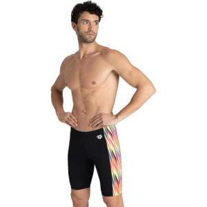 ARENA Men’s Multicolor Stripes Jammer(Speed Stripes Multi Orange)