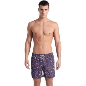 ARENA Men’s Prints Allover Boxer Beach Shorts Pool Water Sports Swimming(Sepia/Multi)