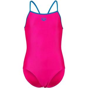 Arena Girls Arena Feel Girls’ Light Drop Back Solid Swimsuit(Freak Rose/Turquoise)
