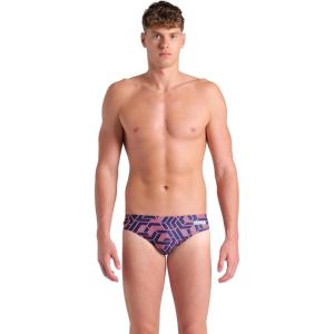 Arena Mens Arena Performance Men’s Escape Swim Briefs Athletic Swimwear Professional Swimsuit(Team Red White Blue)