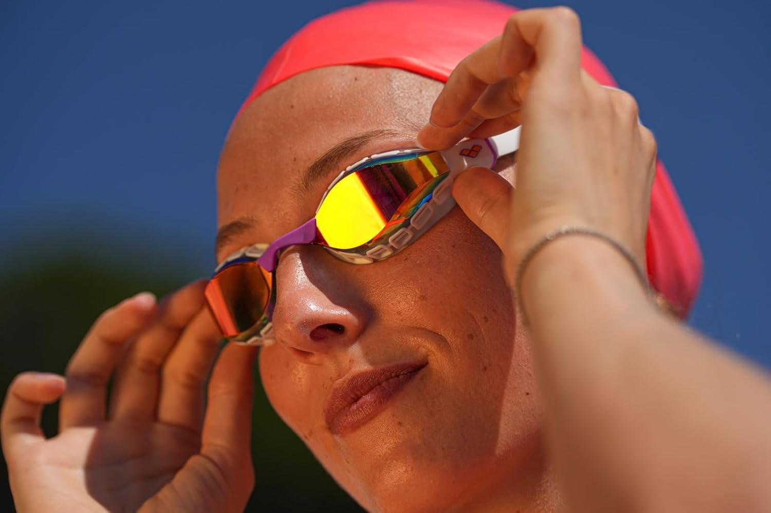 imageARENA Unisex Adult Air Sonic Professional Swim Racing Goggles Competitive SwimmersEmeraldPeacock