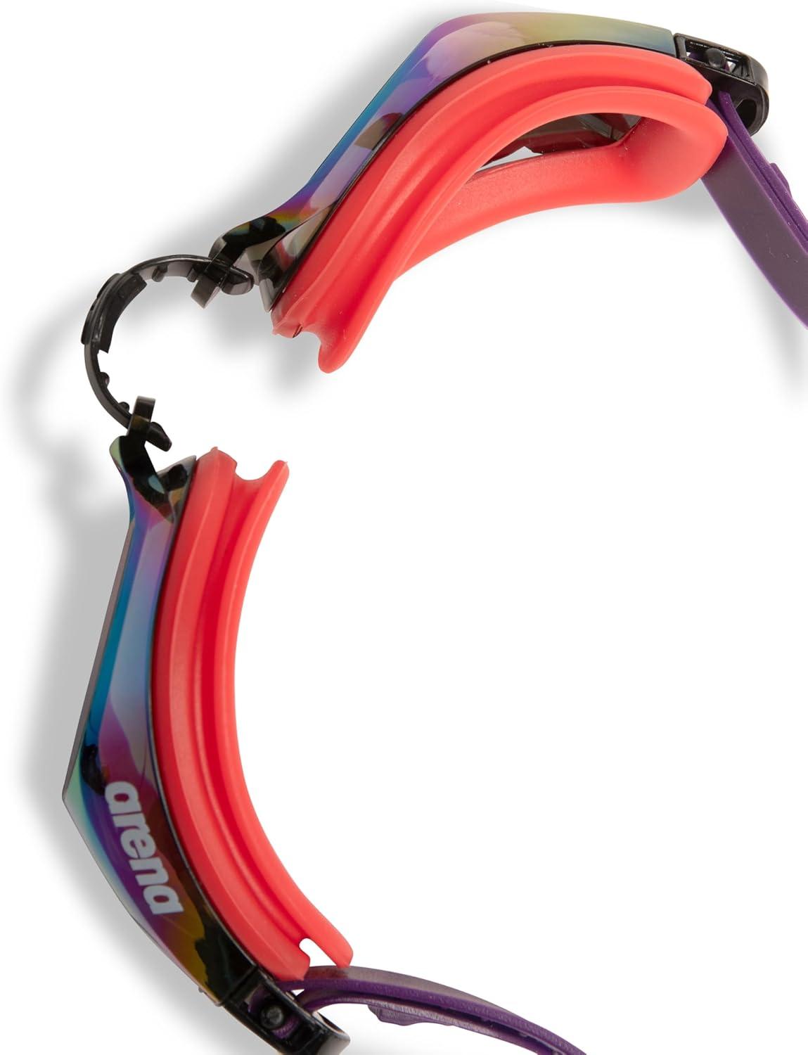 imageARENA Unisex Zoom Xfit Fitness Swimmers Goggles Heavy Duty Eyewear for PoolCopperBright CoralPlum