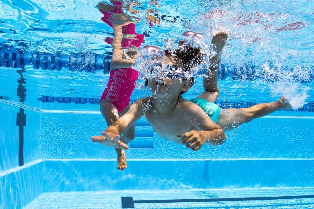 imageArena Friends Infant and Toddler Aqua Nappy Swim Diaper Reusable Washable Adjustable Drawstring Swimsuit Diaper for Pool and SeaBlue