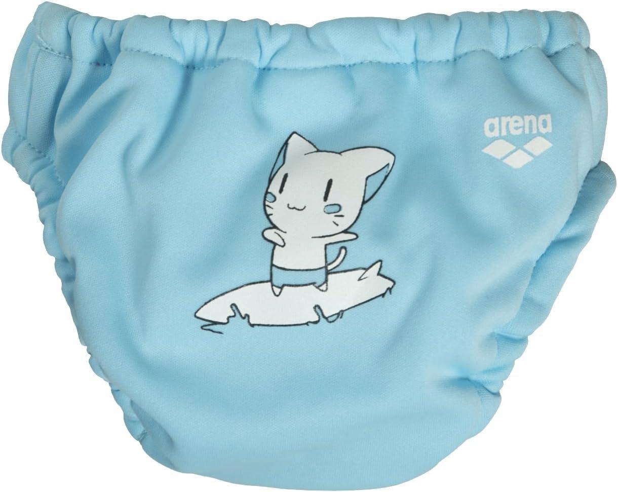 imageArena Friends Infant and Toddler Aqua Nappy Swim Diaper Reusable Washable Adjustable Drawstring Swimsuit Diaper for Pool and SeaBlue
