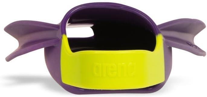 imageArena Unisex Adult Powerfin Pro II Swim Training Fins Men and Women Silicone Short Blade Flippers LeftRight Customized Sizes 45135PlumArctic Lime