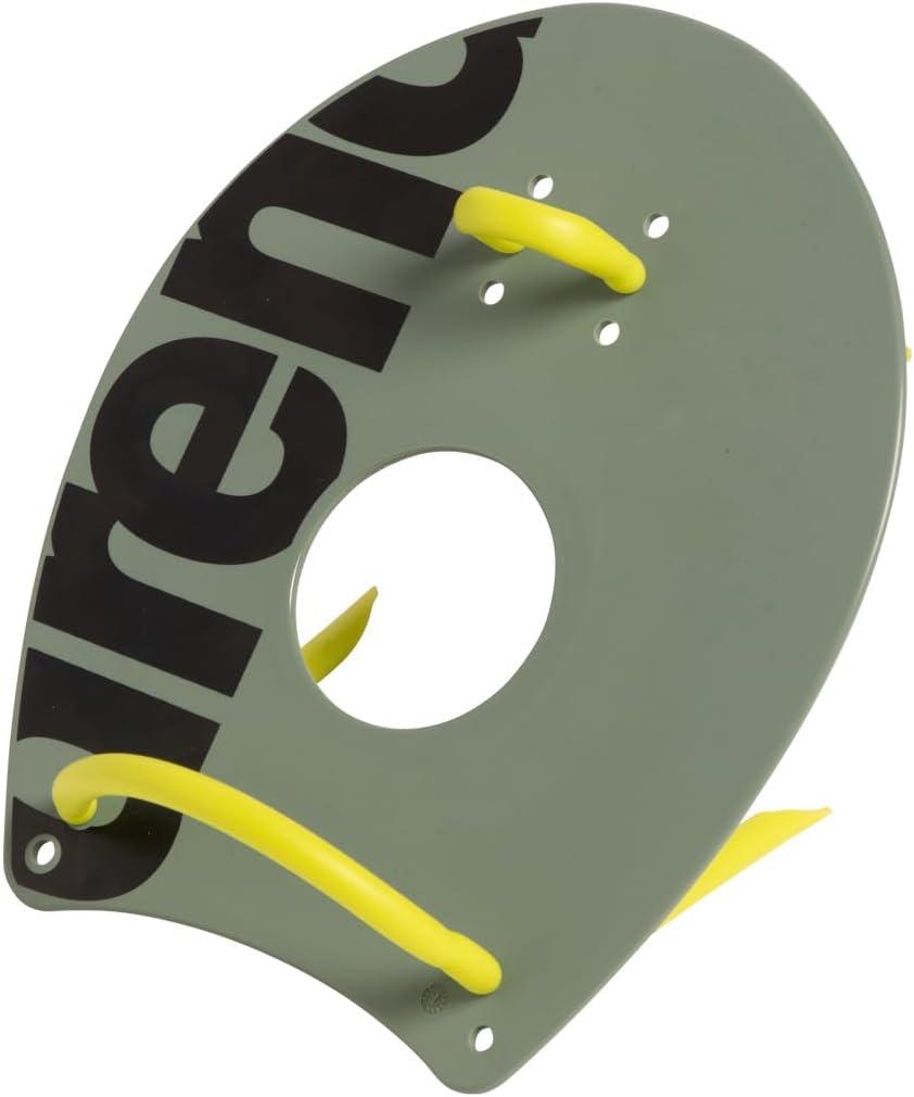imageArena Unisex Elite Hand Paddle 2 for Lap Swimming and Technique Training Swim Equipment for Men and Women 4 SizesSage GreenArctic Lime
