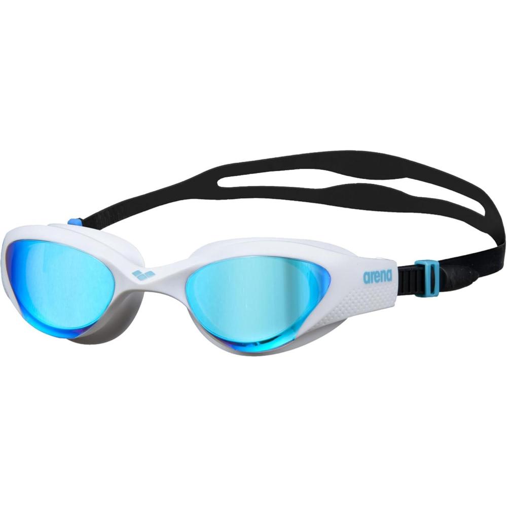 imageARENA The One Unisex Adult Swim Goggles Men and Women Watertight Fit OrbitProof Seals AntiFog Coated MirrorNonMirror LensBlueWhiteBlack