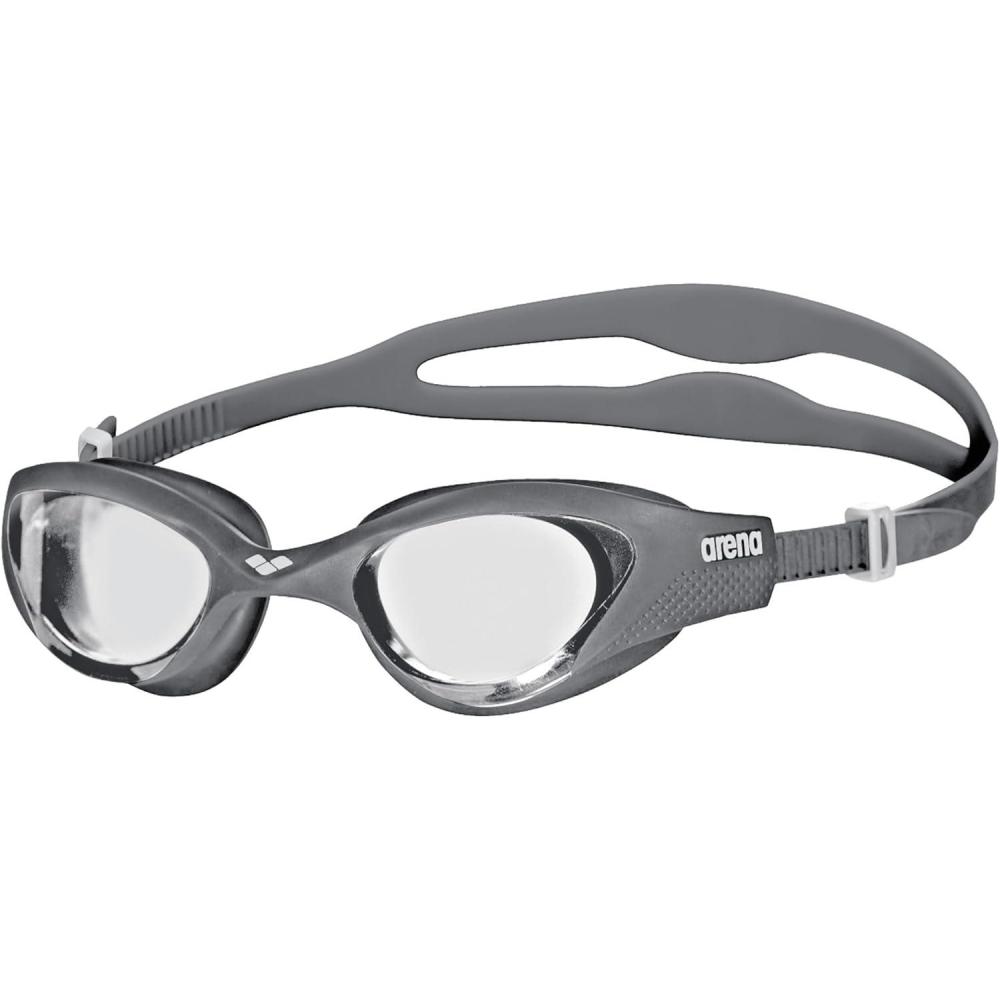 imageARENA The One Unisex Adult Swim Goggles Men and Women Watertight Fit OrbitProof Seals AntiFog Coated MirrorNonMirror LensClearGreyWhite