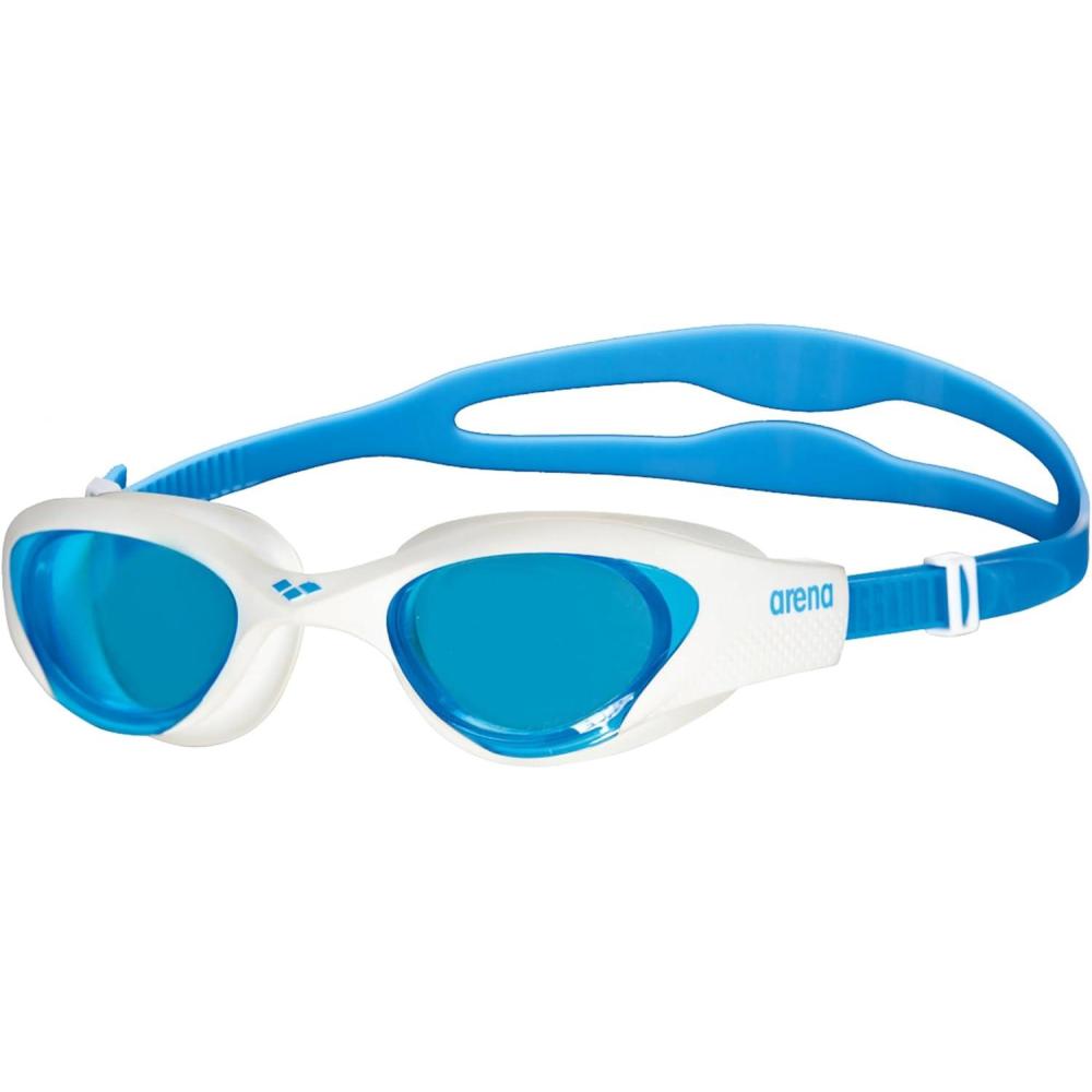 imageARENA The One Unisex Adult Swim Goggles Men and Women Watertight Fit OrbitProof Seals AntiFog Coated MirrorNonMirror LensLight BlueWhiteBlue