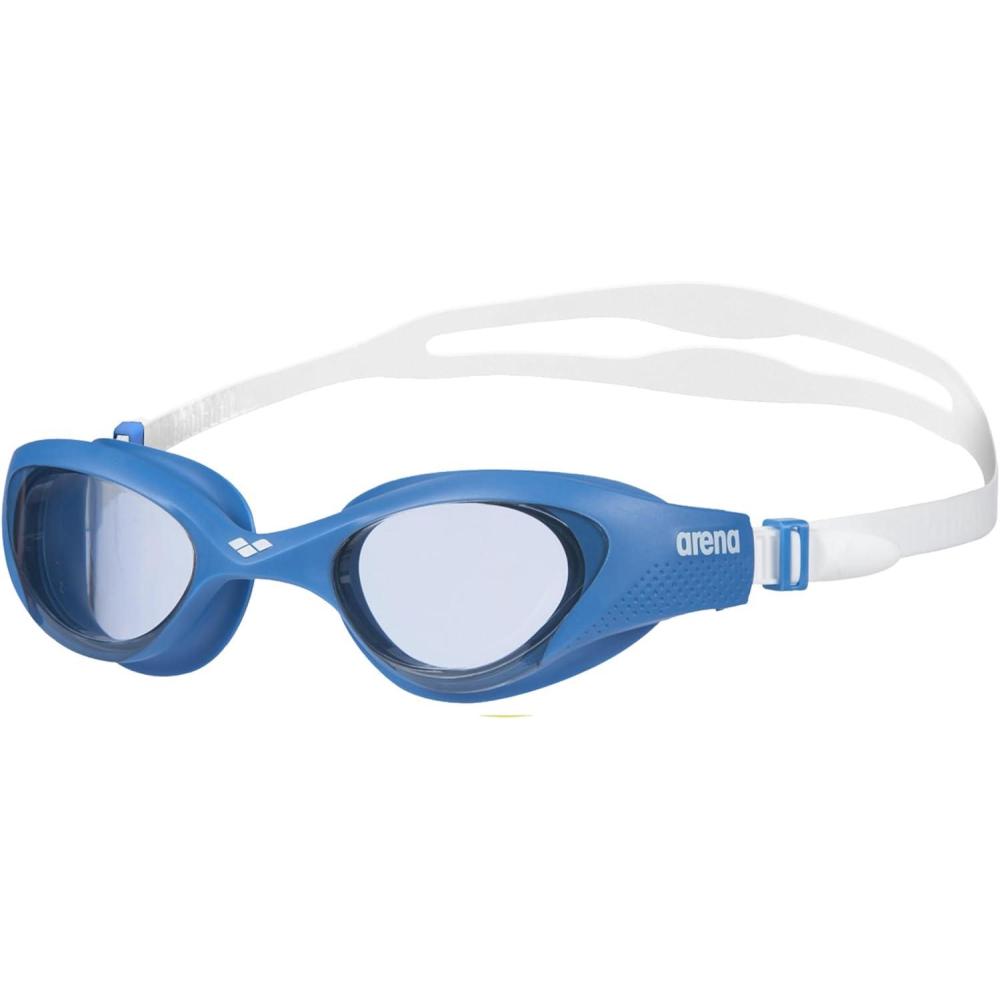 imageARENA The One Unisex Adult Swim Goggles Men and Women Watertight Fit OrbitProof Seals AntiFog Coated MirrorNonMirror LensLight SmokeBlueWhite
