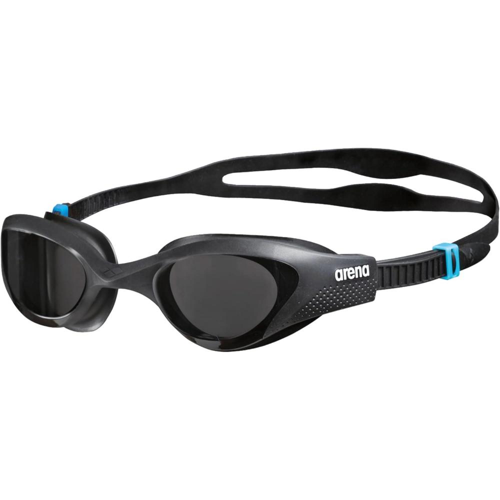 imageARENA The One Unisex Adult Swim Goggles Men and Women Watertight Fit OrbitProof Seals AntiFog Coated MirrorNonMirror LensSmokeGreyBlack